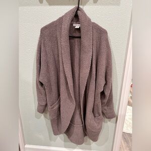 cupcakes & cashmere Dusty Purple Cardigan